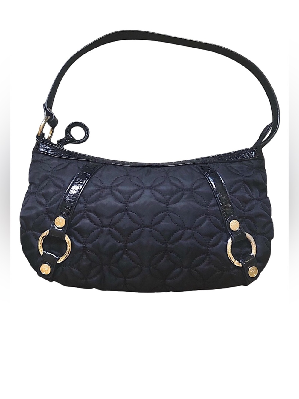 Vera Bradley Small Black Quilted Shoulder Bag